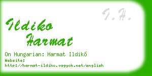 ildiko harmat business card
